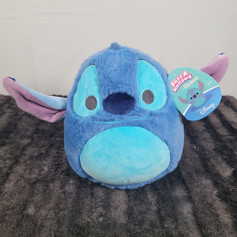 Disney Stitch Squishmallows Fuzz-A-Mallows 12 Inch Blue Plush Lilo & Stitch NWT